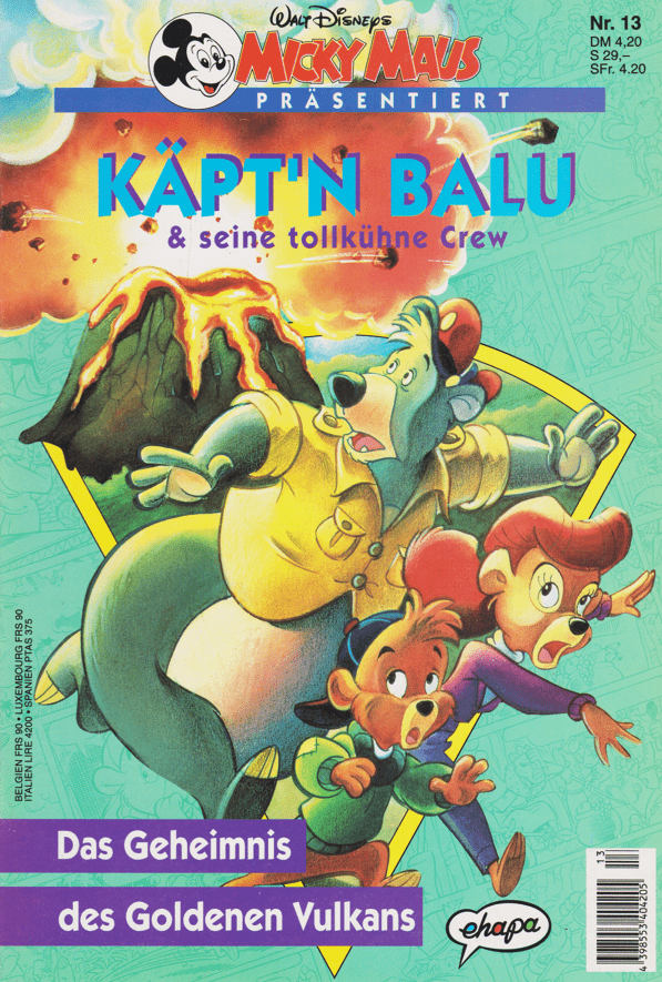 Micky Maus präsentiert 13: Käpt'n Balu & seine tolle Crew - Das Geheimnis des Goldenen Vulkans - secondcomic