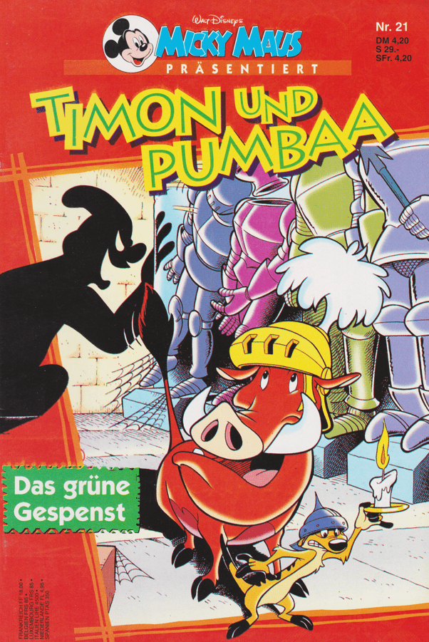 Micky Maus präsentiert 21: Timon und Pumbaa - Das Grüne Gespenst - secondcomic