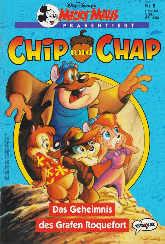Micky Maus präsentiert 8: Chip und Chap - Das Geheimnis des Grafen Roquefort - secondcomic