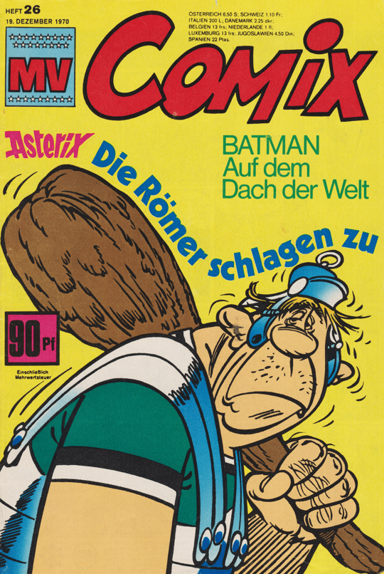 Collection Complète MV Comix Mickyvision 1969 - N°1 à 26 - Astérix, Superman, Batman - Édition Allemande