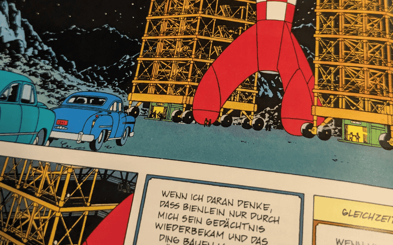 Tim und Struppi Auszug Die Reise zum Mond