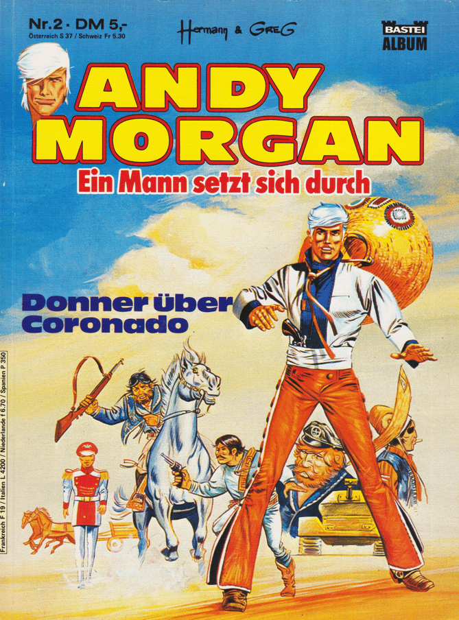 Andy Morgan (Bastei, 1985) Band 2: Donner über Coronado - secondcomic