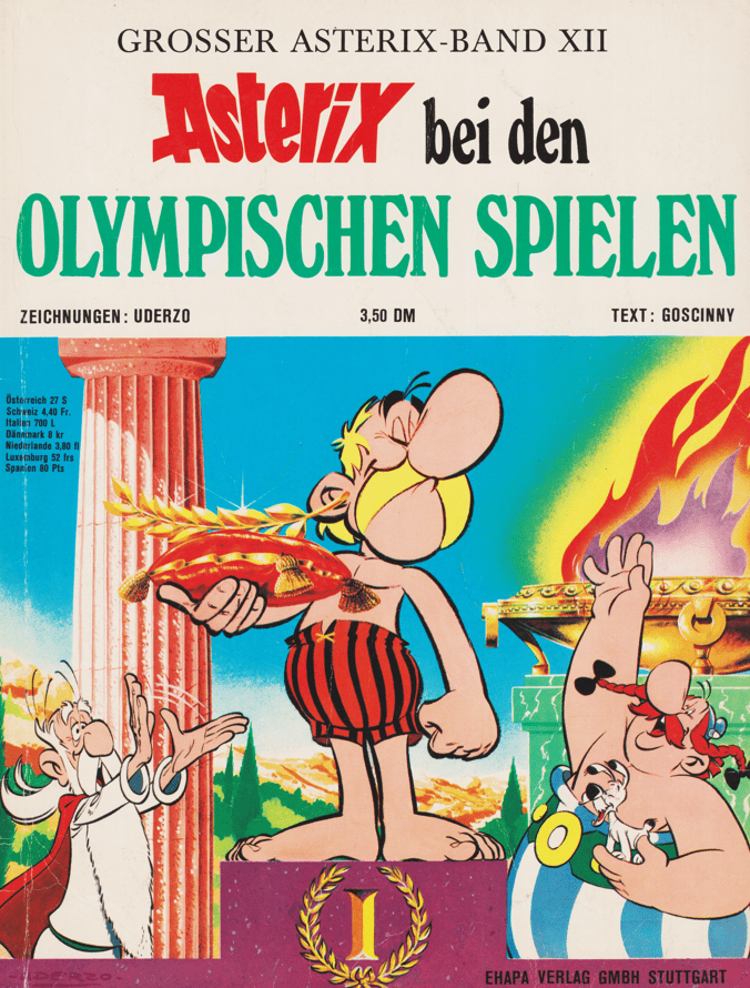 Asterix Band 12: Asterix bei den Olympischen Spielen 1. Auflage - secondcomic