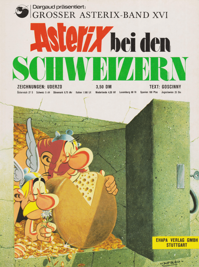 Asterix Band 16: Asterix bei den Schweizern 1. Auflage - secondcomic