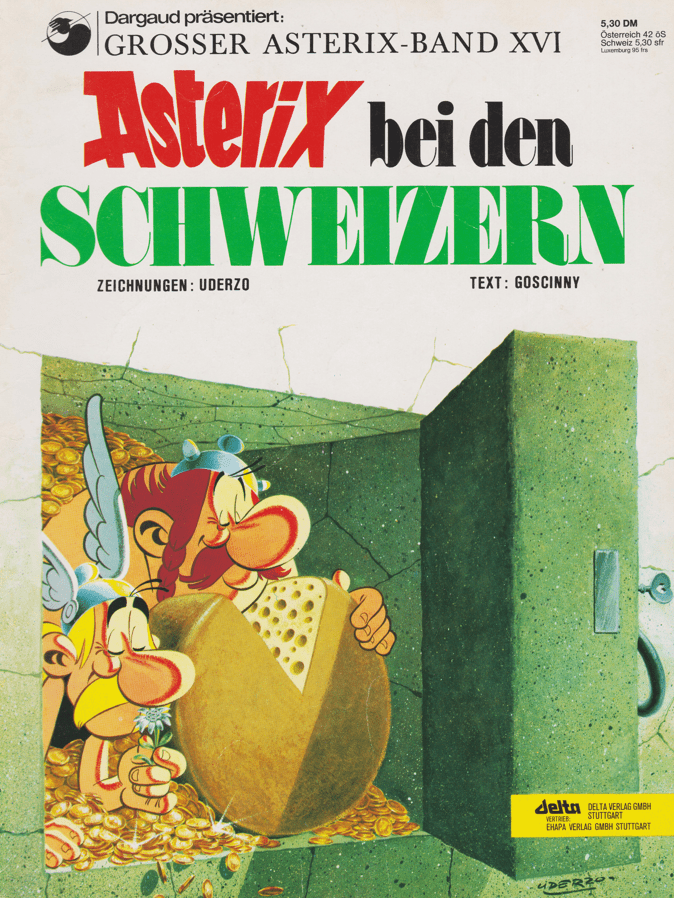 Asterix Band 16: Asterix bei den Schweizern Höhere Auflage - secondcomic