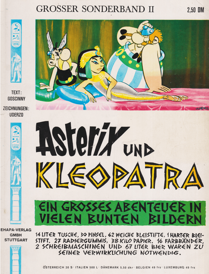 Asterix Band 2: Asterix und Kleopatra 1. Auflage - secondcomic