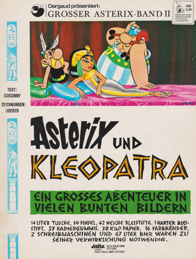 Asterix Band 2: Asterix und Kleopatra Höhere Auflage - secondcomic