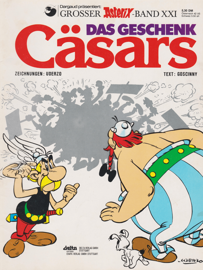 Asterix Band 21: Das Geschenk Cäsars Höhere Auflage - secondcomic