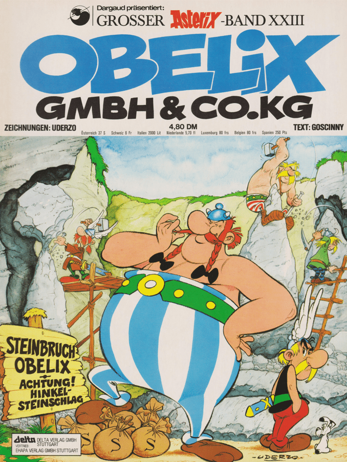 Asterix Band 23: Obelix GmbH & Co. KG 1. Auflage - secondcomic