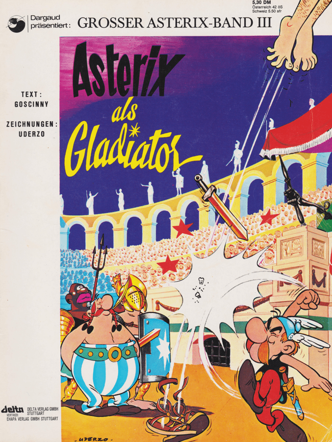 Asterix Band 3: Asterix als Gladiator Höhere Auflage - secondcomic