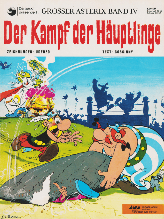 Asterix Band 4: Der Kampf der Häuptlinge Höhere Auflage - secondcomic