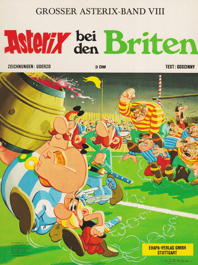 Asterix Band 8: Asterix bei den Briten 1. Auflage - secondcomic
