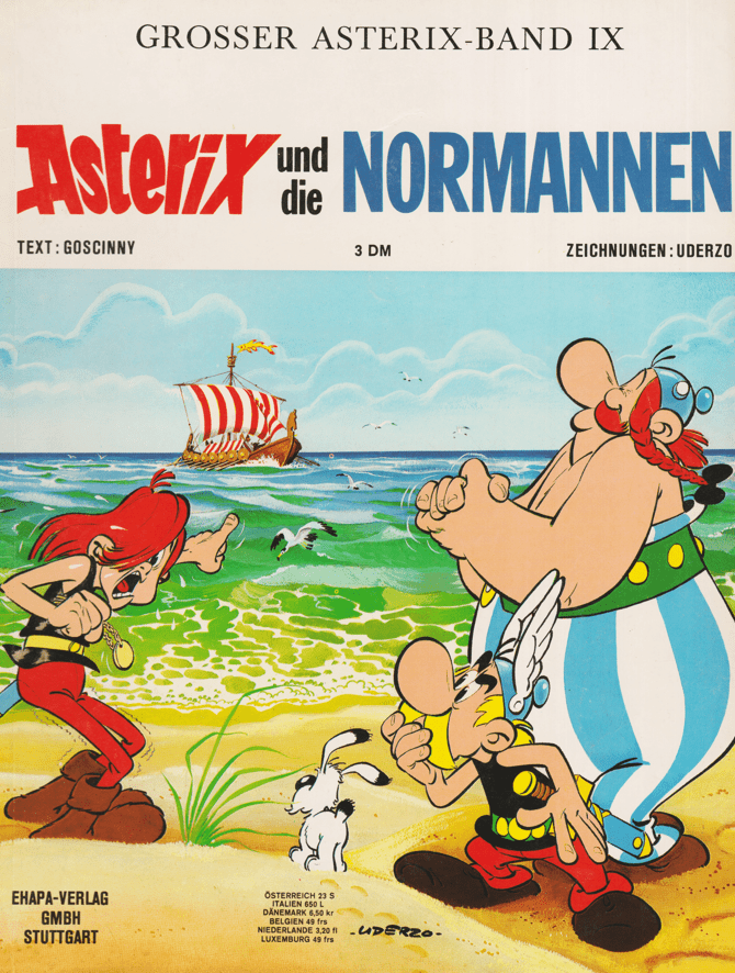 Asterix Band 9: Asterix und die Normannen 1. Auflage - secondcomic