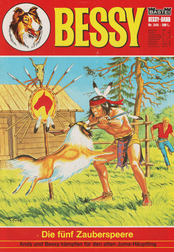Bessy Nr. 345 Erstauflage: Die fünf Zauberspeere - secondcomic
