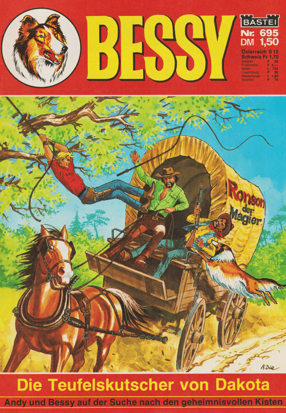 Bessy Nr. 695 Erstauflage: Die Teufelskutscher von Dakota - secondcomic