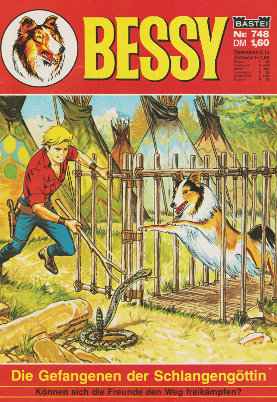 Bessy Nr. 748 Erstauflage: Die Gefangenen der Schlangengöttin - secondcomic