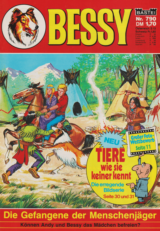 Bessy Nr. 790 Erstauflage: Die Gefangene der Menschenjäger - secondcomic