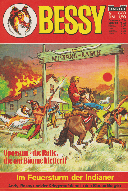 Bessy Nr. 838 Erstauflage: Im Feuersturm der Indianer - secondcomic