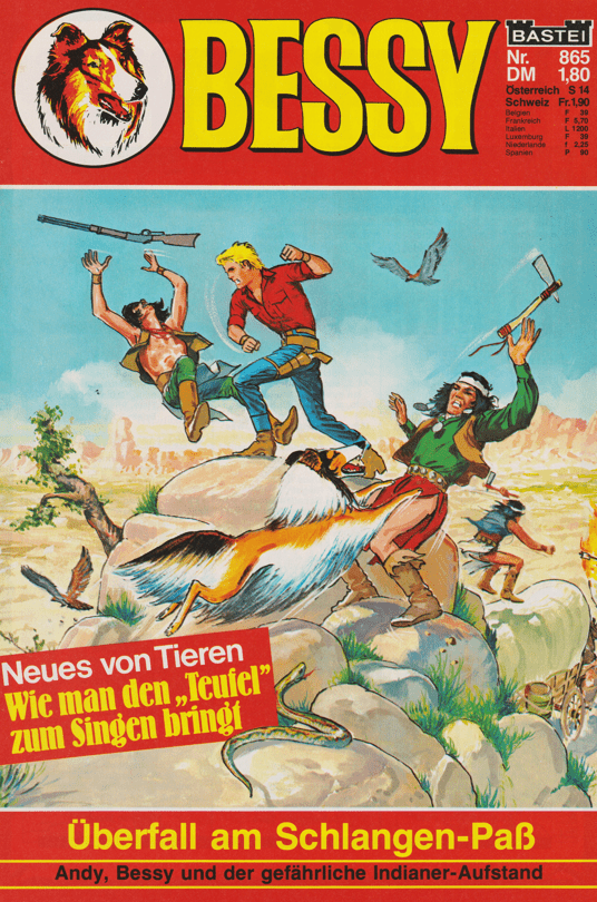 Bessy Nr. 865 Erstauflage: Überfall am Schlangen - Paß - secondcomic