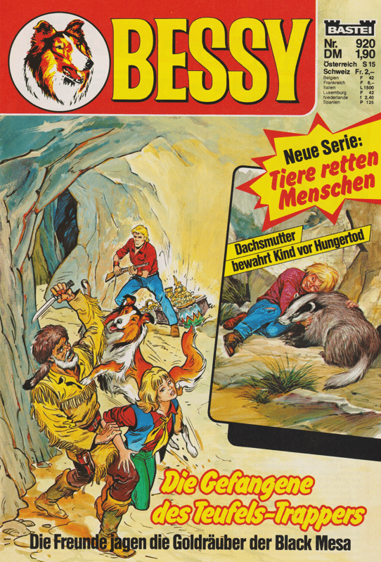 Bessy Nr. 920 Erstauflage: Die Gefangene des Teufels - Trappers - secondcomic