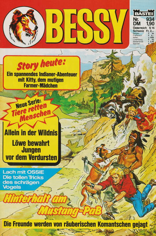Bessy Nr. 934 Erstauflage: Hinterhalt am Mustang - Paß - secondcomic