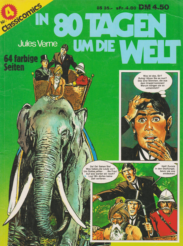 Classicomics Band 4: In 80 Tagen um die Welt - secondcomic