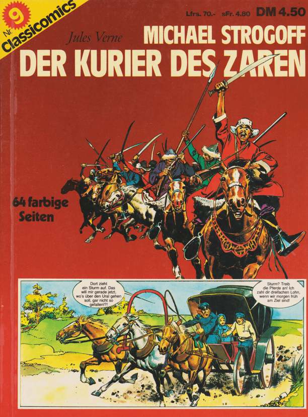 Classicomics Band 9: Michael Strogoff - Der Kurier des Zaren - secondcomic