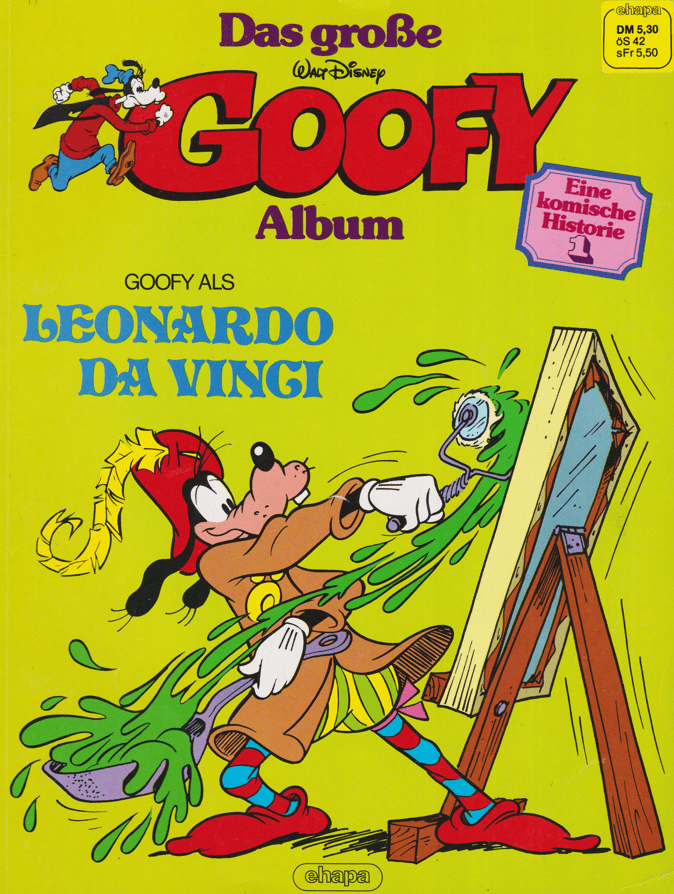 Das große Goofy Album 1: Goofy als Leonardo Da Vinci - secondcomic