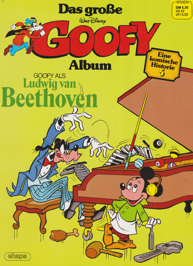 Das große Goofy Album 5: Goofy als Ludwig van Beethoven - secondcomic