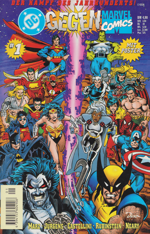DC gegen Marvel Heft 1 (Dino, 1996 - 2001) - secondcomic