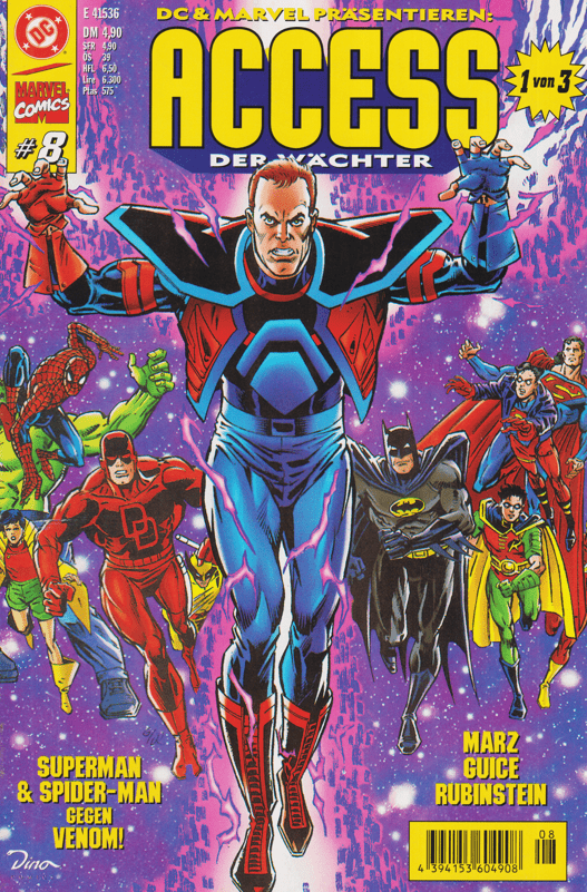 DC gegen Marvel Heft 8: Access - Der Wächter 1 von 3 (Dino, 1996 - 2001) - secondcomic