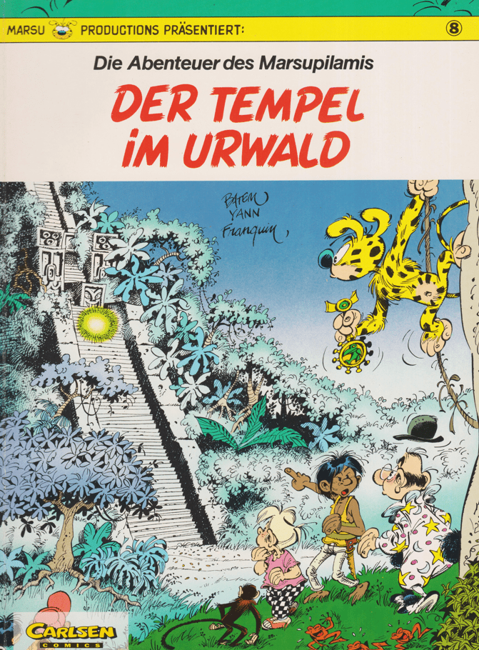 Die Abenteuer des Marsupilamis 8: Der Tempel im Urwald (1. Auflage) - secondcomic