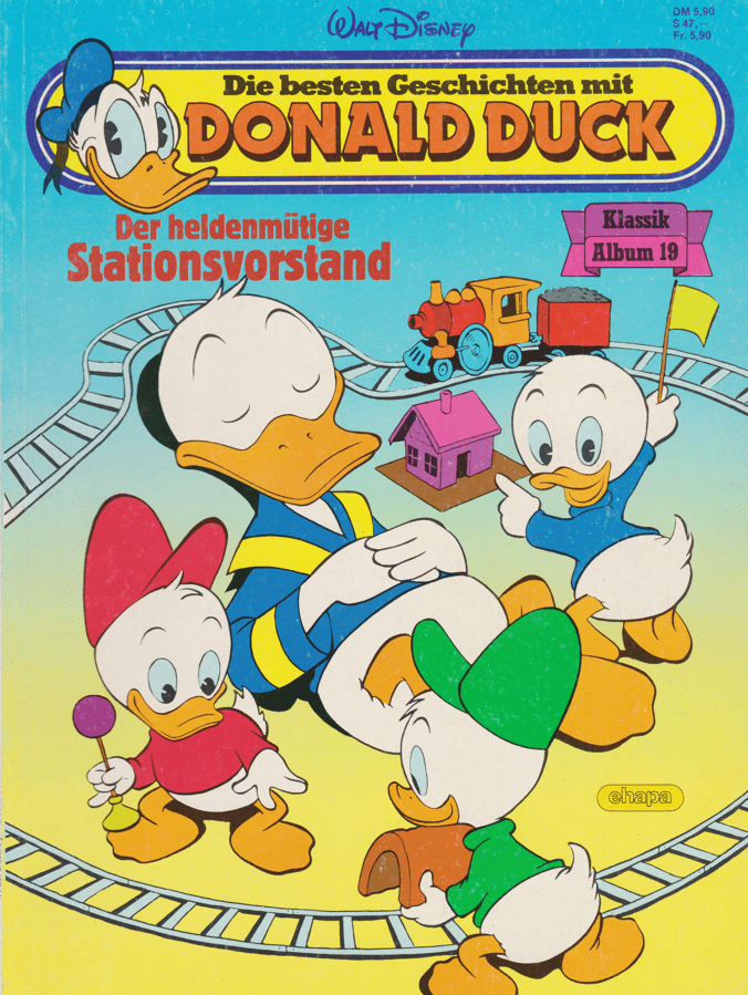 Die besten Geschichten mit Donald Duck: Nr. 19 Der heldenmütige Stationsvorstand - secondcomic