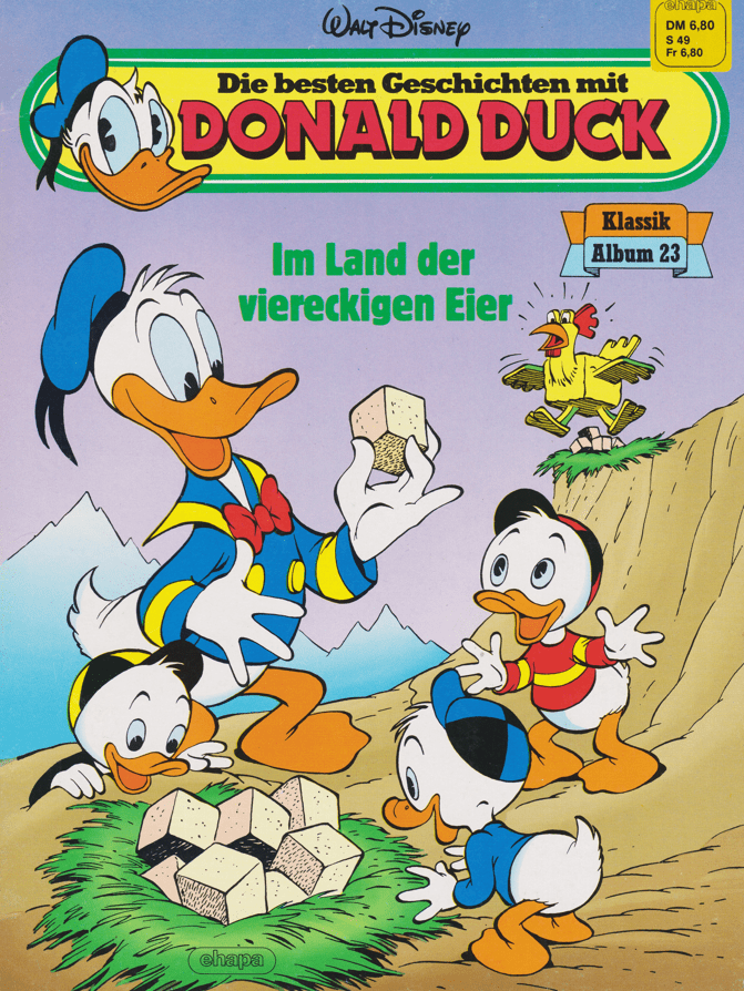 Die besten Geschichten mit Donald Duck: Nr. 23 Im Land der viereckigen Eier - secondcomic