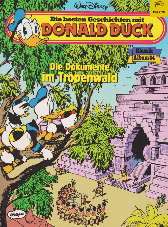 Die besten Geschichten mit Donald Duck: Nr. 34 Die Dokumente im Tropenwald - secondcomic