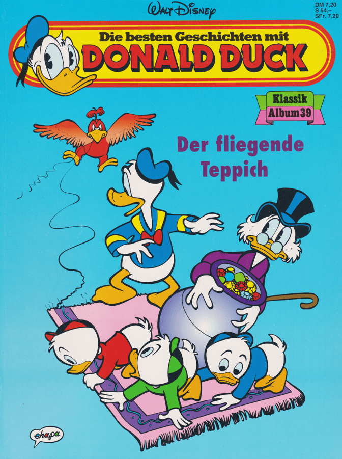 Die besten Geschichten mit Donald Duck: Nr. 39 Der fliegende Teppich - secondcomic