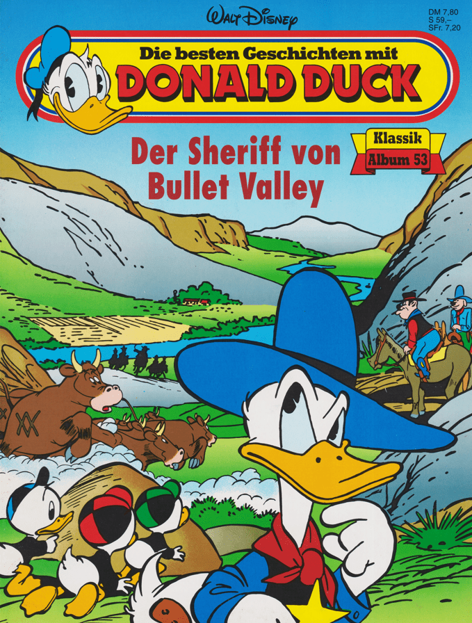 Die besten Geschichten mit Donald Duck: Nr. 53 Der Sheriff von Bullet Valley - secondcomic