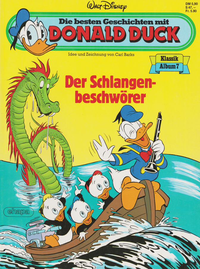 Die besten Geschichten mit Donald Duck: Nr. 7 Der Schlangenbeschwörer - secondcomic