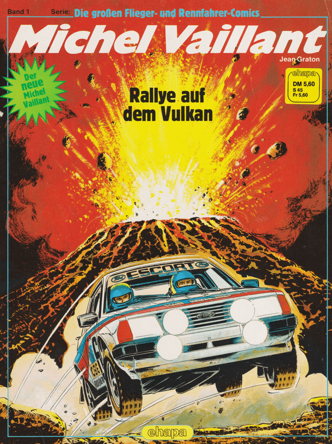 Die großen Flieger - und Rennfahrer - Comics Band 1: Michel Vaillant - Rallye auf dem Vulkan - secondcomic