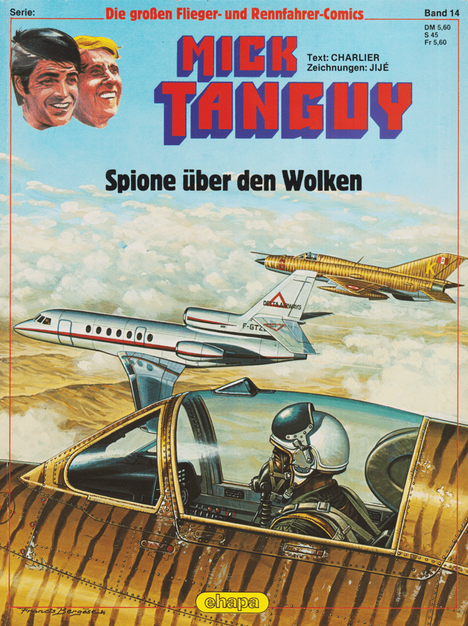 Die großen Flieger - und Rennfahrer - Comics Band 14: Mick Tanguy: Spione über den Wolken - secondcomic