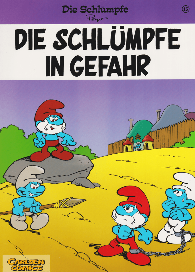 Die Schlümpfe Band 15: Die Schlümpfe in Gefahr (Carlsen, 1996 - 2001) - secondcomic