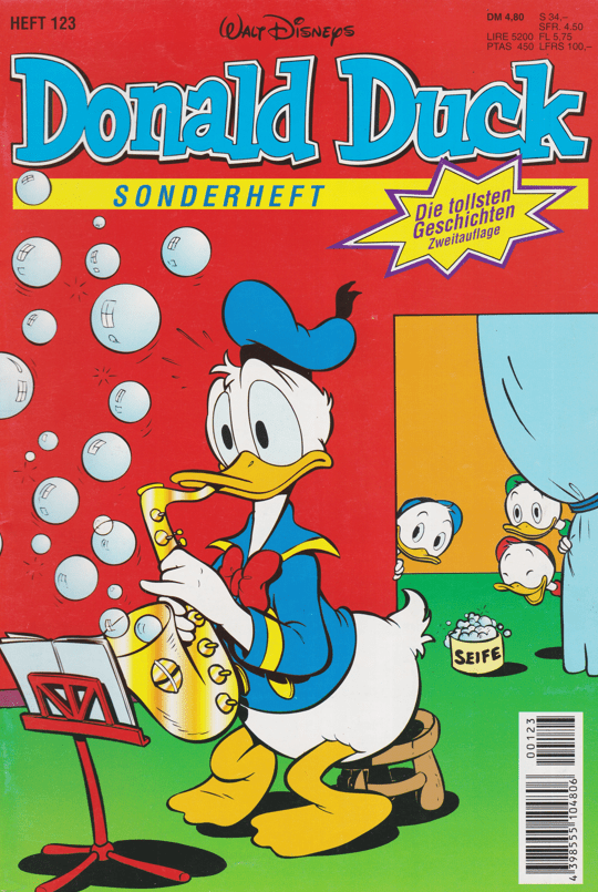 Die tollsten Geschichten von Donald Duck Nr. 123 2. Auflage - secondcomic