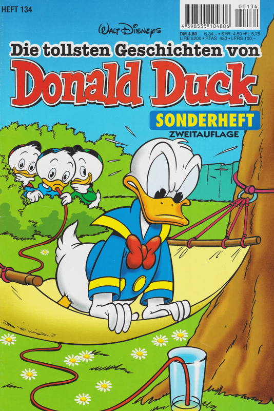 Die tollsten Geschichten von Donald Duck Nr. 134 2. Auflage - secondcomic