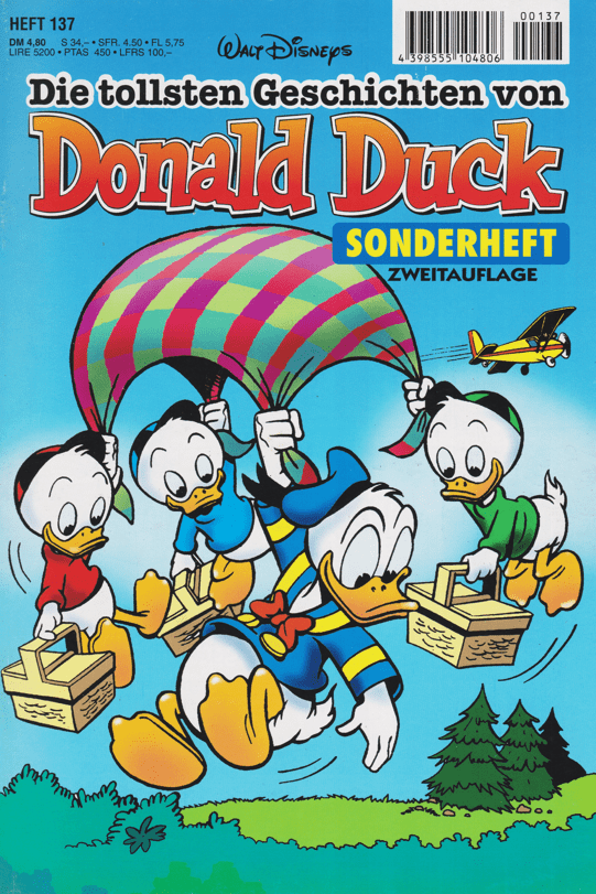 Die tollsten Geschichten von Donald Duck Nr. 137 2. Auflage - secondcomic