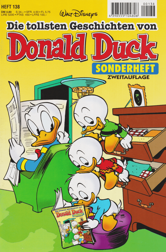 Die tollsten Geschichten von Donald Duck Nr. 138 2. Auflage - secondcomic