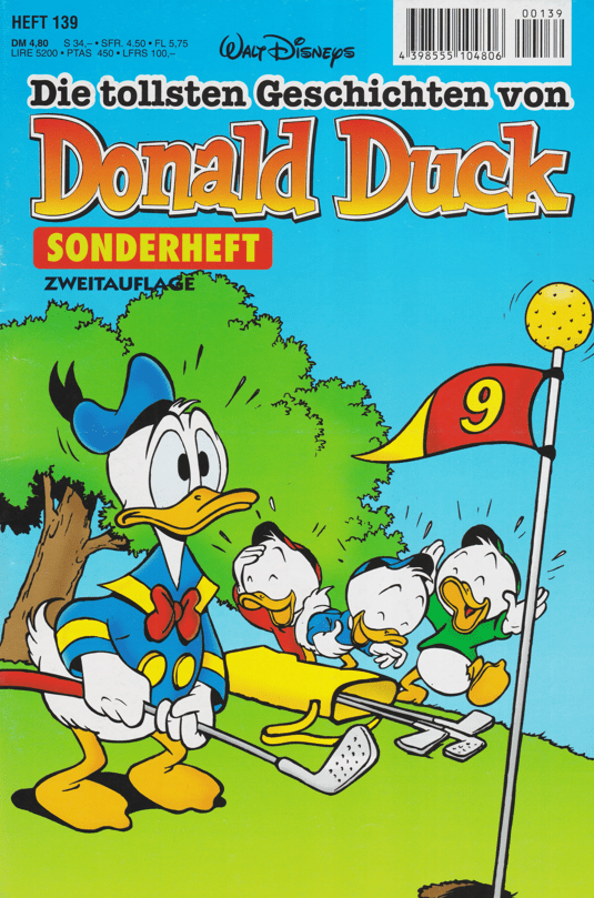 Die tollsten Geschichten von Donald Duck Nr. 139 2. Auflage - secondcomic
