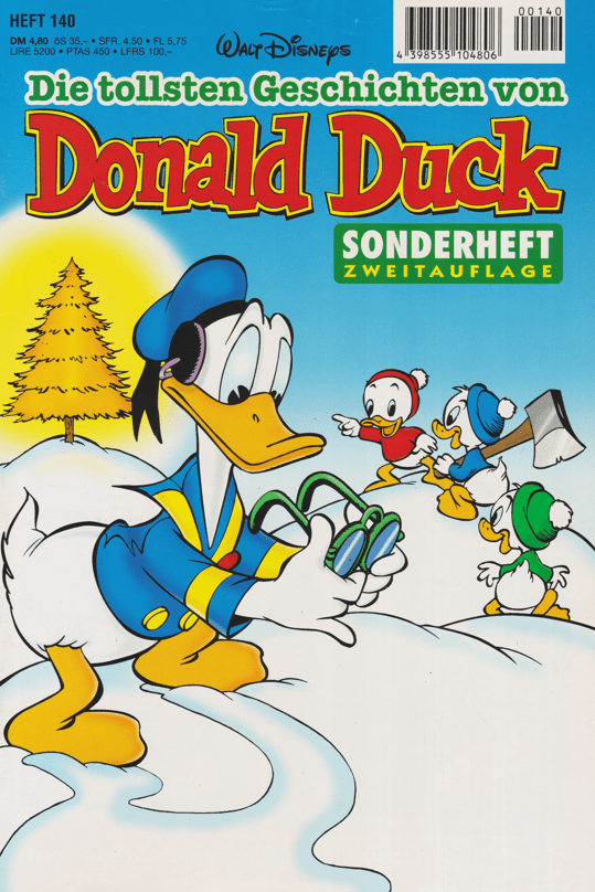 Die tollsten Geschichten von Donald Duck Nr. 140 2. Auflage - secondcomic