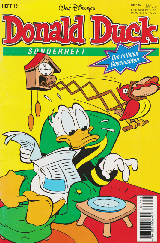 Die tollsten Geschichten von Donald Duck Nr. 151 2. Auflage - secondcomic