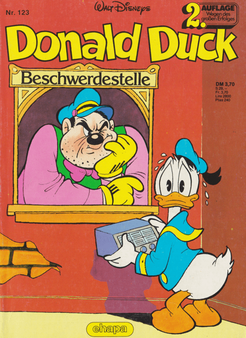 Donald Duck 123 2. Auflage - secondcomic