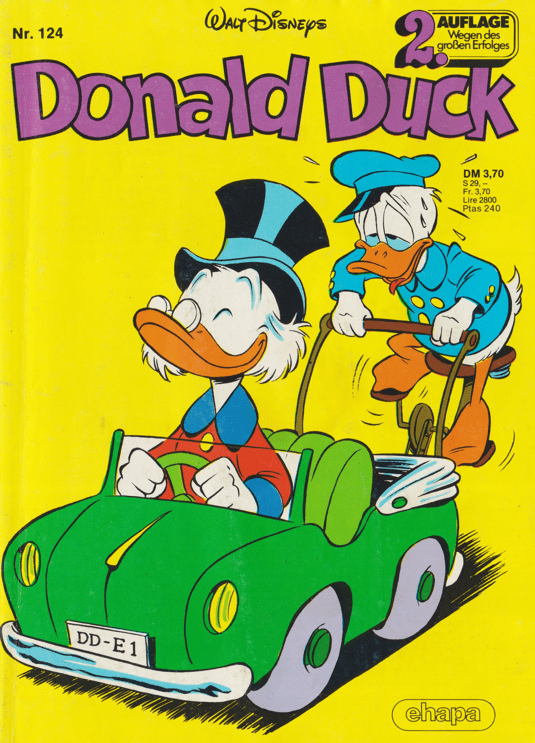 Donald Duck 124 2. Auflage - secondcomic